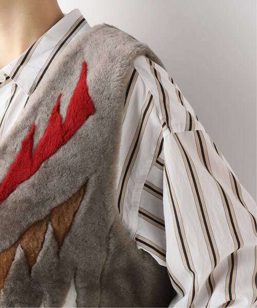 FRAMeWORK（フレームワーク）の「別注K.tsanikidis ムートン チマヨ柄