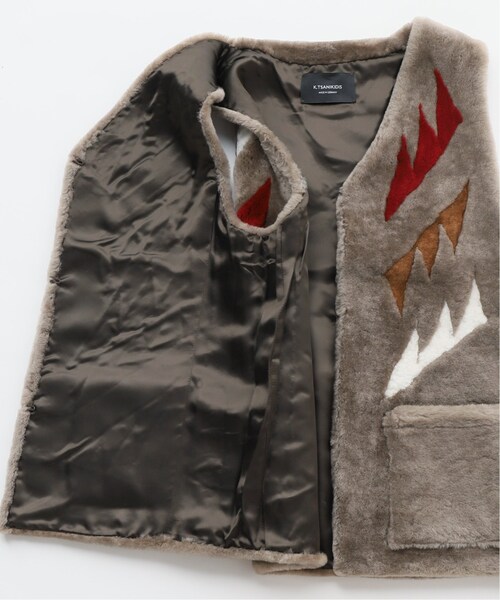 FRAMeWORK（フレームワーク）の「別注K.tsanikidis ムートン チマヨ柄