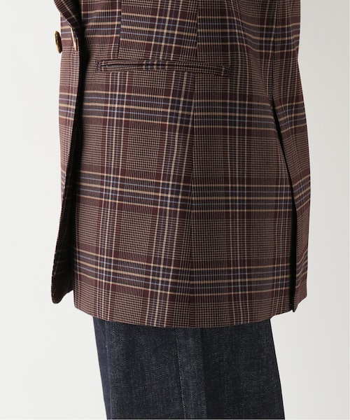 IENA（イエナ）の「チェックダブルブレストジャケット◇（）」 - WEAR