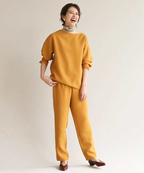 IENA（イエナ）の「IENA LA BOUCLE ダブルクロス ボートネック