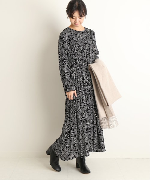 新品タグ付き✨SLOBE IENA フラワープリントワンピース 花柄 ティアード SLOBE IENA（スローブイエナ）の「フラワープリントティアード