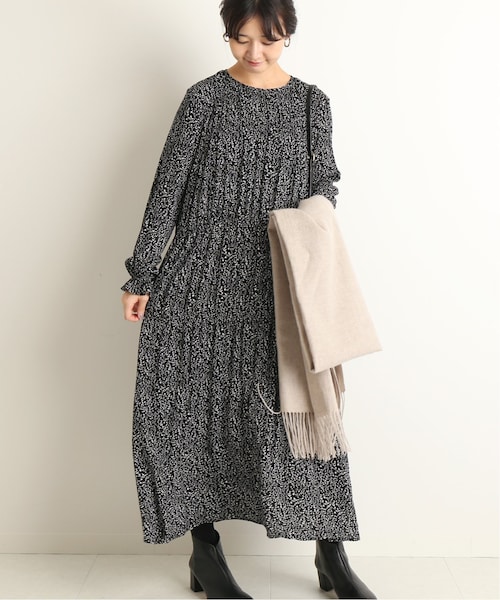 新品タグ付き✨SLOBE IENA フラワープリントワンピース 花柄 ティアード SLOBE IENA（スローブイエナ）の「フラワープリントティアード