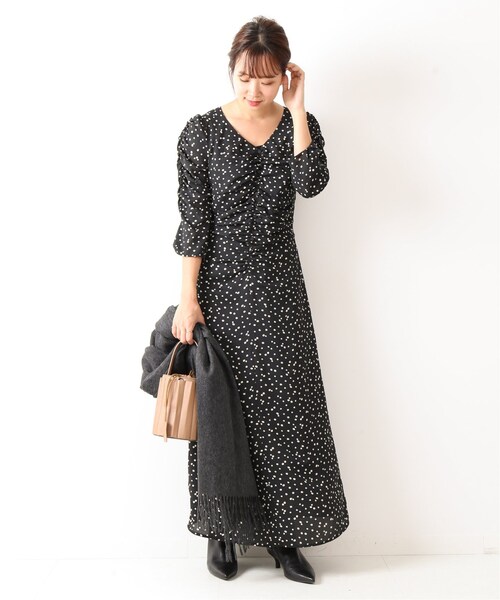 未使用　Spick and Span Deveaux キカプリントワンピース Spick & Span（スピックアンドスパン）の「Deveaux キカプリント