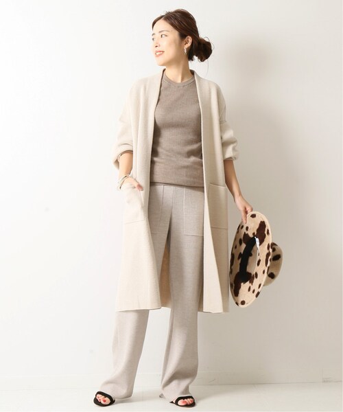 Spick & Span（スピックアンドスパン）の「スムースポケットワイドパンツ◆（その他・ブラウン/フリー）」の4枚目の写真