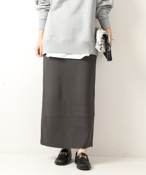 Spick & Span(スピックアンドスパン)の「ハリヌキリブタイトスカート◆(その他・グレー/フリー)」の1枚目の写真