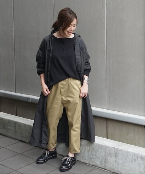 journal standard luxeドライワッフル ヘンリープルオーバ JOURNAL STANDARD LUXE（ジャーナルスタンダード ラックス）の