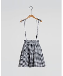 MEIER.Q | CHECKED OVERALL DRESS(スカート)