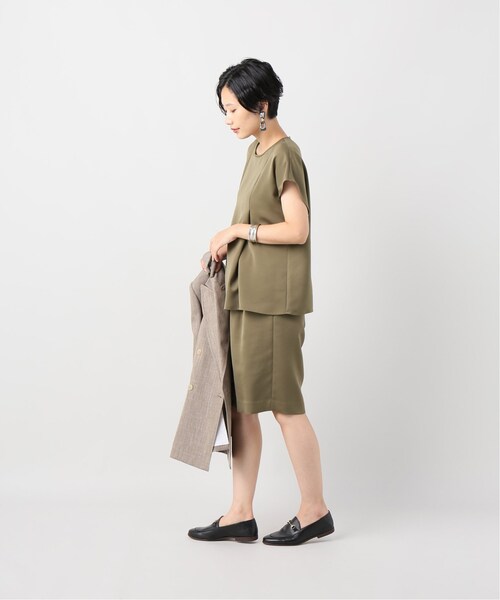 VERMEIL par iena 洗えるぺプラムトップス　白 VERMEIL par iena｜ヴェルメイユ パー イエナのシャツ／ブラウス