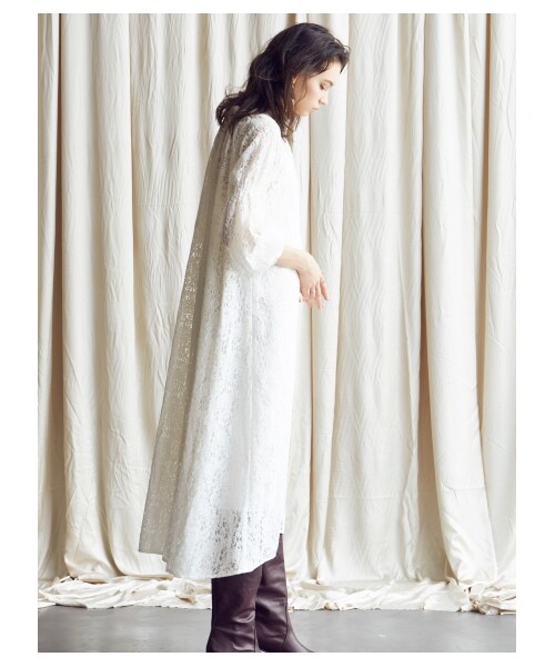ドロシー ワンピース 総レース DRWCYS(ドロシーズ)の「総レーススモックワンピース()」 - WEAR