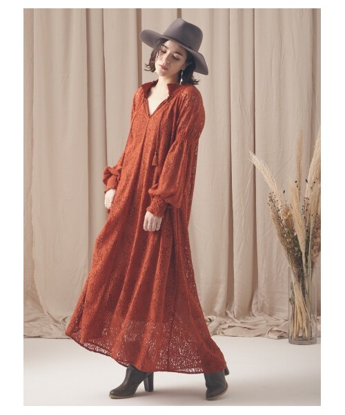 DRWCYS（ドロシーズ）の「総レーススモックワンピース（）」 - WEAR