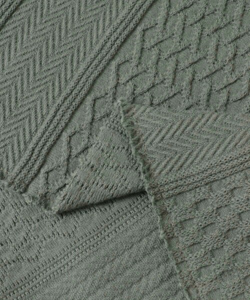 URBAN RESEARCH（アーバンリサーチ）の「羅紋緹花棉質裙（スカート・レディース・象牙白/卡其綠・FREE）」の17枚目の写真