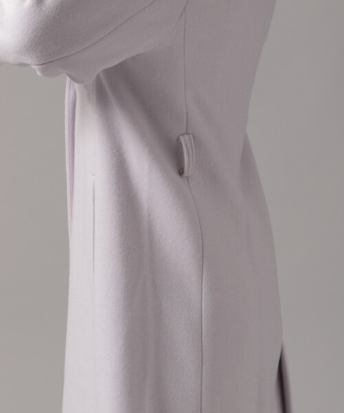 Andemiu（アンデミュウ）の「ノーカラーモッサコート（ジャケット/アウター・ライトグレー/キャメル/ライトブルー）」の16枚目の写真