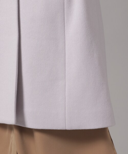 Andemiu（アンデミュウ）の「ノーカラーモッサコート（ジャケット/アウター・ライトグレー/キャメル/ライトブルー）」の17枚目の写真