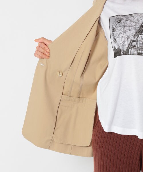 BABYLONE（バビロン）の「ノーカラーVネックジャケット（）」 - WEAR
