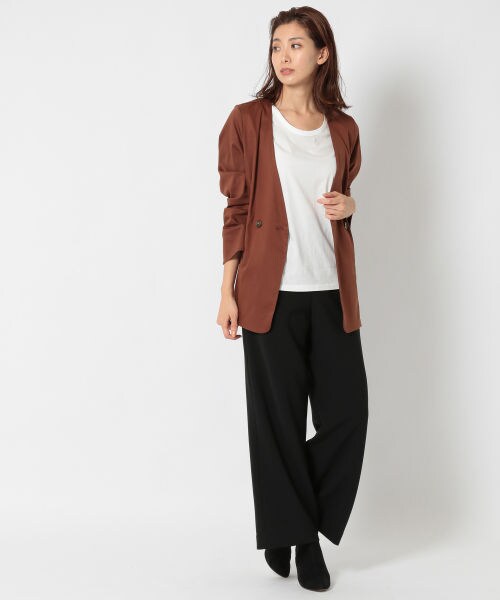 BABYLONE（バビロン）の「ノーカラーVネックジャケット（）」 - WEAR