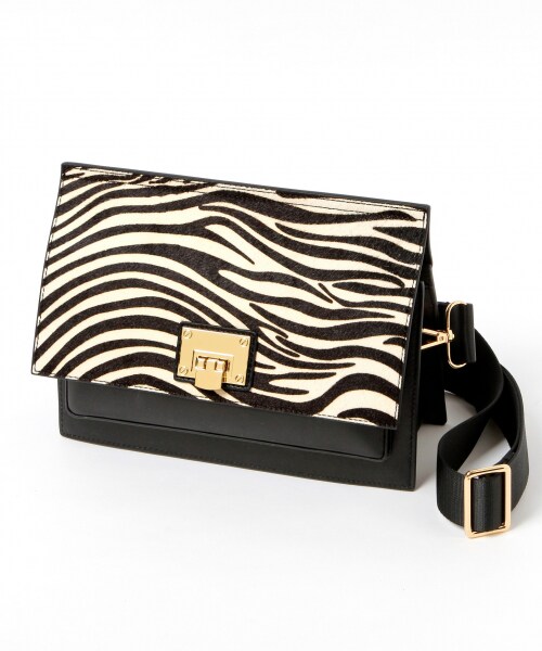 BARNYARDSTORM（バンヤードストーム）の「ウォレットフラップショルダーＭ（バッグ・ゼブラ/オフホワイト/ブラック/キャメル/レオパード）」の17枚目の写真