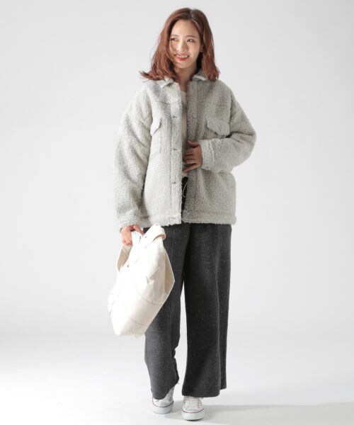 BAYFLOW（ベイフロー）の「ボアショートブルゾン（）」 - WEAR