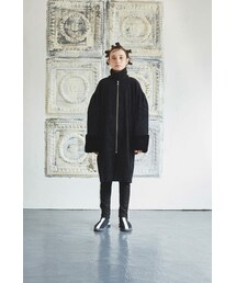 garcon la raison | ロングコート（レディース）(ノーカラージャケット)