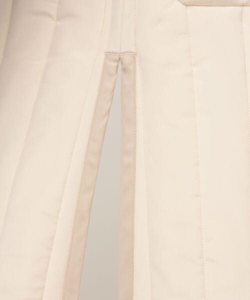 極美品✨️￥17万　カオス　シルクキルティングコート　中綿　リバーシブル　カーキ リバーシブルスタンドカラーモンスターコート y8211 レディース 2025年