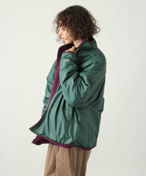 HARE（ハレ）の「CHAMPIONリバーシブルボアブルゾン（）」 - WEAR