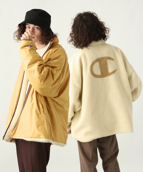 HARE（ハレ）の「CHAMPIONリバーシブルボアブルゾン（）」 - WEAR
