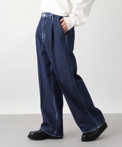 HARE（ハレ）の「ブリーチカコウワイドデニムパンツ（）」 - WEAR