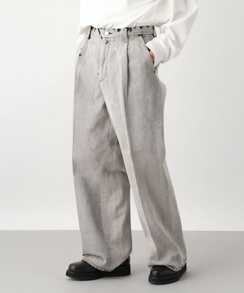 HARE（ハレ）の「ブリーチカコウワイドデニムパンツ（）」 - WEAR