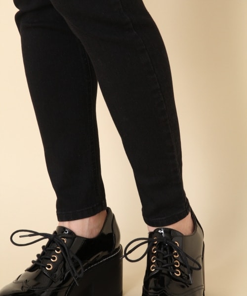 Heather（ヘザー）の「ヘザーISKOレギュラースキニー（パンツ・ブラック/ワンウォッシュ）」の11枚目の写真