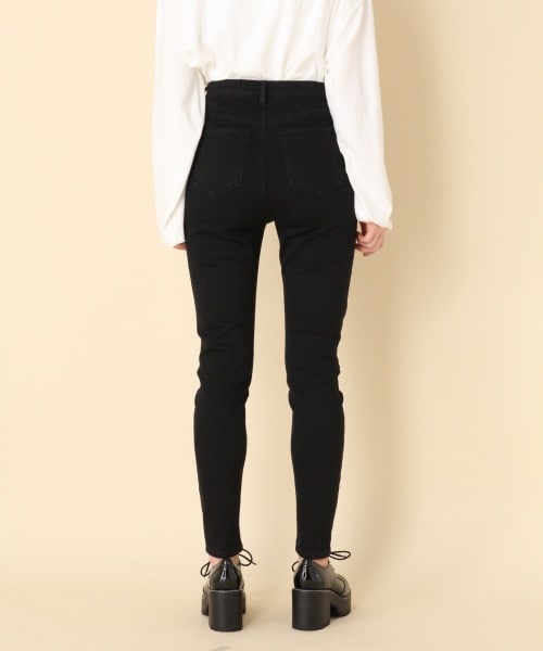 Heather（ヘザー）の「ヘザーISKOレギュラースキニー（パンツ・ブラック/ワンウォッシュ）」の8枚目の写真