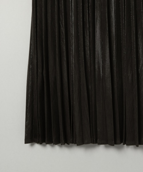 JEANASIS(ジーナシス)の「グリッタープリーツロングスカート【追加予約】(スカート・ブラック()/シルバー系その他()/パープル())」の13枚目の写真