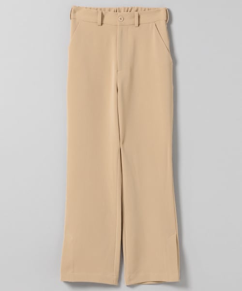 JEANASIS(ジーナシス)の「サイドベンツストレートパンツ(パンツ・ベージュ()/ブラウン()/グリーン()/ネイビー())」の1枚目の写真
