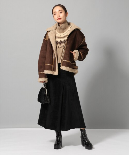 JEANASIS（ジーナシス）の「B-3ボアジャケット（）」 - WEAR