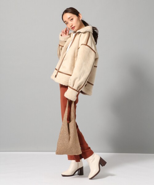 JEANASIS（ジーナシス）の「B-3ボアジャケット（）」 - WEAR