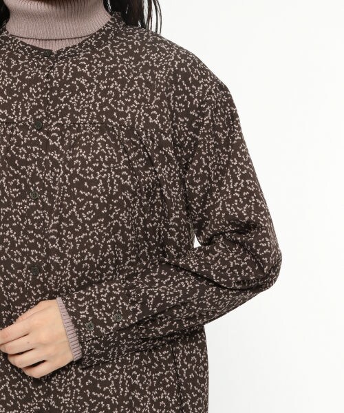 LAKOLE（ラコレ）の「デシンヨークギャザーワンピース（ワンピース/ドレス・ブラック()/キャメル()）」の10枚目の写真