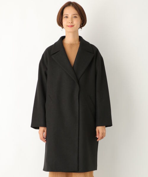 LEPSIM（レプシィム）の「ＴＲチェスターコート（ジャケット/アウター・ブラック/グレージュ/ブラウン/スモーキーパープル）」の16枚目の写真