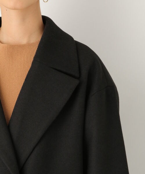 LEPSIM（レプシィム）の「ＴＲチェスターコート（ジャケット/アウター・ブラック/グレージュ/ブラウン/スモーキーパープル）」の21枚目の写真