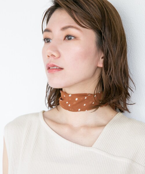 LEPSIM(レプシィム)の「ガラツイリースカーフ(ファッション雑貨・レオパード【限定店舗カラー】/アニマル/ミニレオパード【WEB限定】/ドットオフ/パイソン/ドットオレンジ/レオパード/ペイズリー)」の12枚目の写真