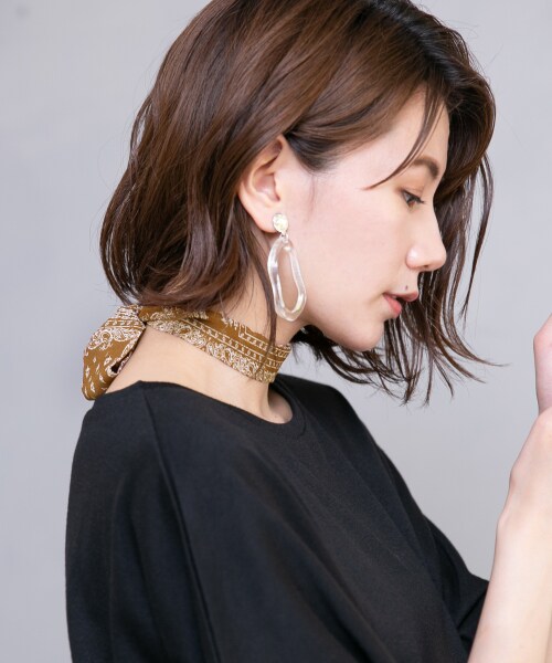 LEPSIM(レプシィム)の「ガラツイリースカーフ(ファッション雑貨・レオパード【限定店舗カラー】/アニマル/ミニレオパード【WEB限定】/ドットオフ/パイソン/ドットオレンジ/レオパード/ペイズリー)」の8枚目の写真
