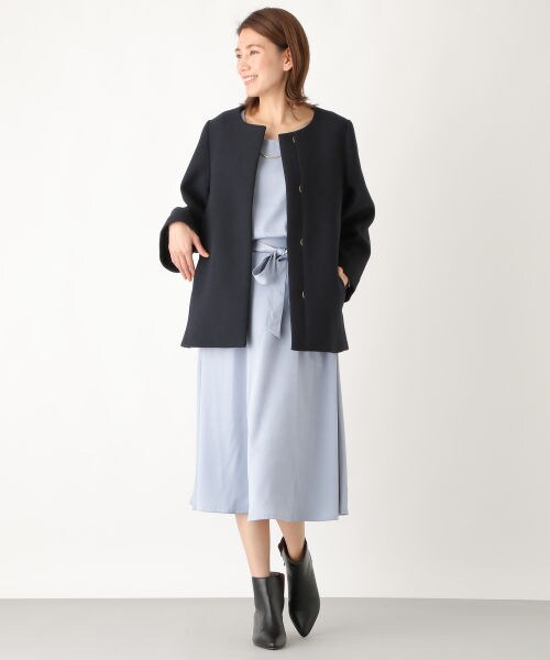 LEPSIM（レプシィム）の「コウタクフレアスカート（スカート・ブラック/グレージュ/サックス）」の8枚目の写真