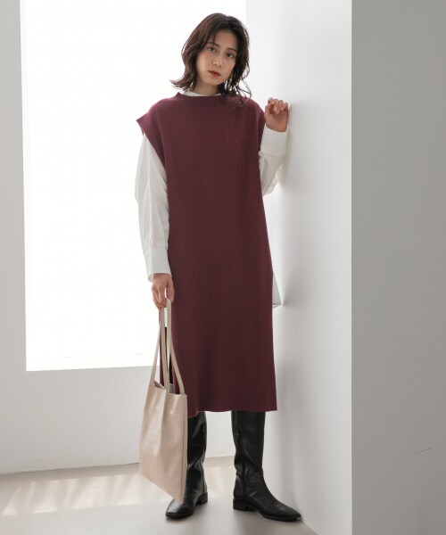 LOWRYS FARM（ローリーズファーム）の「ＦＬトートＢＡＧ（バッグ・アイボリー/ブラック/ブラウン）」の6枚目の写真