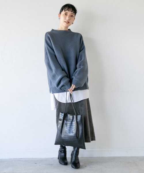 LOWRYS FARM（ローリーズファーム）の「ＦＬトートＢＡＧ（バッグ・アイボリー/ブラック/ブラウン）」の8枚目の写真