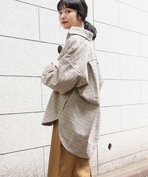 LOWRYS FARM（ローリーズファーム）の「チェックＣＰＯジャケット（ジャケット/アウター・2）」の10枚目の写真