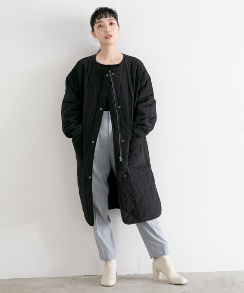 LOWRYS FARM（ローリーズファーム）の「ストレッチヒールブーツ（シューズ・アイボリー/ブラック/ブラウン/オブリークトゥアイボリー/オブリークトゥブラック/オブリークトゥブラウン）」の10枚目の写真