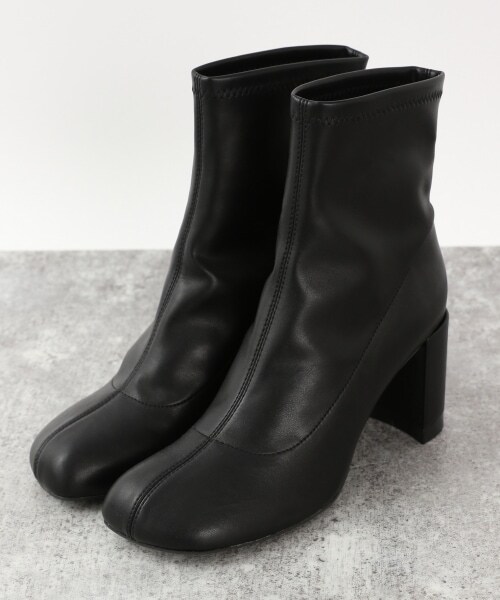 LOWRYS FARM（ローリーズファーム）の「ストレッチヒールブーツ（シューズ・アイボリー/ブラック/ブラウン/オブリークトゥアイボリー/オブリークトゥブラック/オブリークトゥブラウン）」の15枚目の写真