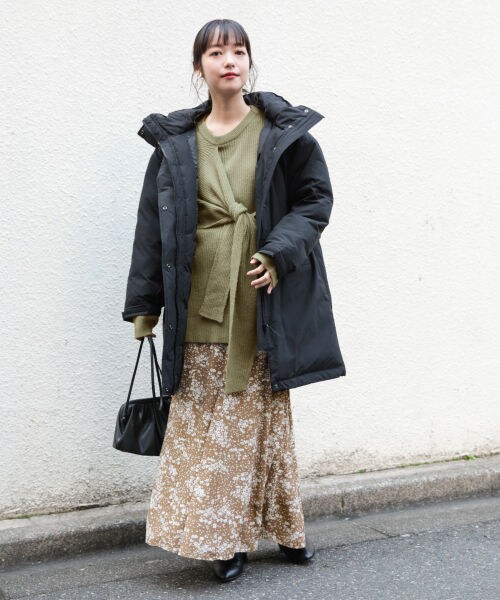 LOWRYS FARM（ローリーズファーム）の「モンスターパーカー（ジャケット/アウター・ブラック/カーキ）」の4枚目の写真