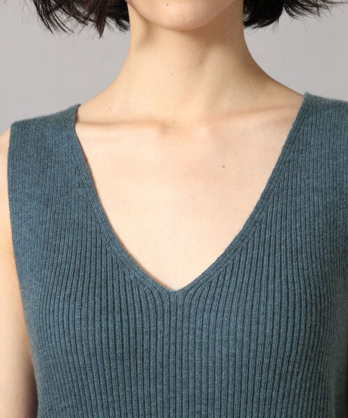 LOWRYS FARM（ローリーズファーム）の「レイヤード２Ｐワンピ（ワンピース/ドレス・ベージュ/ブラウン/ブルー）」の13枚目の写真