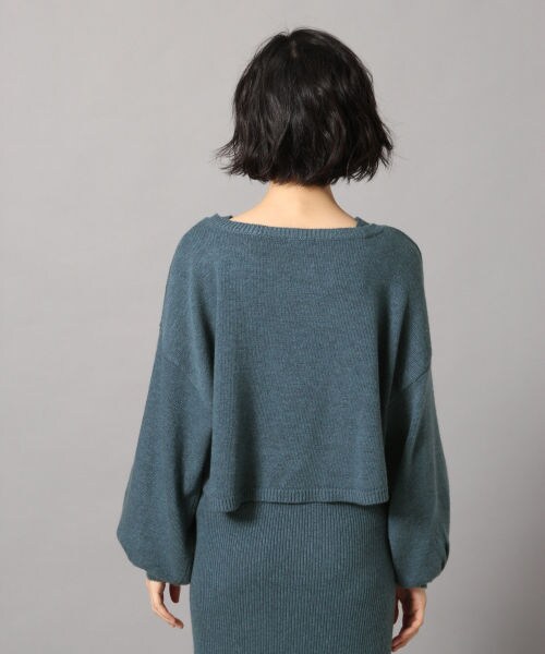 LOWRYS FARM（ローリーズファーム）の「レイヤード２Ｐワンピ（ワンピース/ドレス・ベージュ/ブラウン/ブルー）」の5枚目の写真