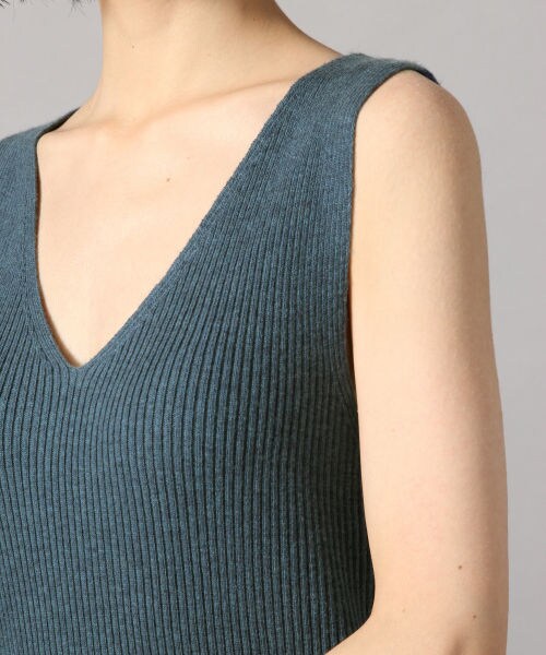 LOWRYS FARM（ローリーズファーム）の「レイヤード２Ｐワンピ（ワンピース/ドレス・ベージュ/ブラウン/ブルー）」の14枚目の写真