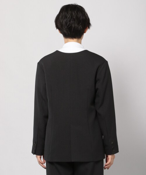 PAGEBOY（ページボーイ）の「セットアップノーカラージャケット【25番色のみWEB限定カラー】（ジャケット/アウター・グレージュ/チャコールグレー/【WEB限定】ピンク/ブラウン）」の19枚目の写真