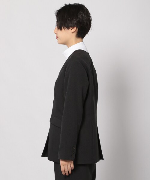 PAGEBOY（ページボーイ）の「セットアップノーカラージャケット【25番色のみWEB限定カラー】（ジャケット/アウター・グレージュ/チャコールグレー/【WEB限定】ピンク/ブラウン）」の18枚目の写真